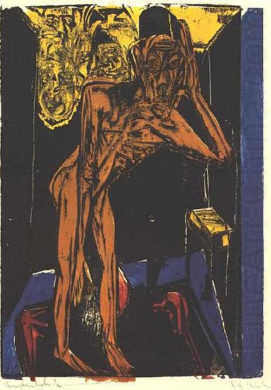 Schlemihls in the loneliness of the room, Ernst Ludwig Kirchner
